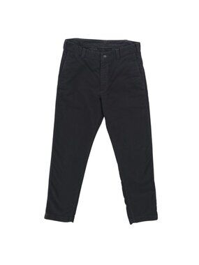 BUCK MASON Black Chino Pants Thick 100% Cotton Men's Size 34